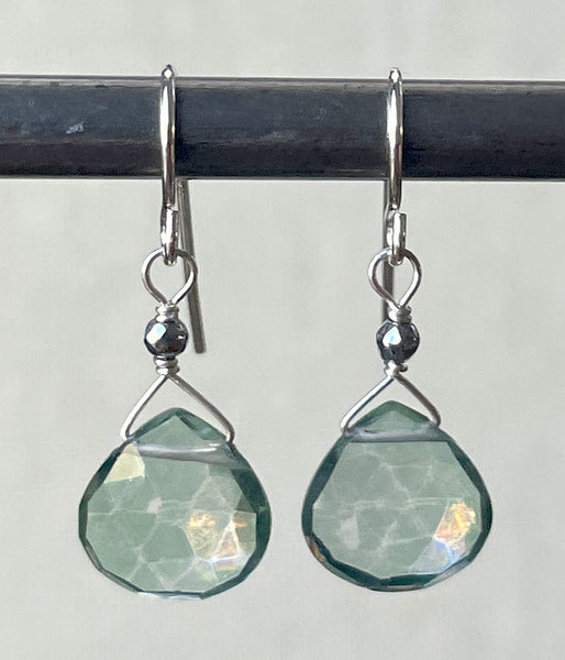 Simple Quartz Earrings