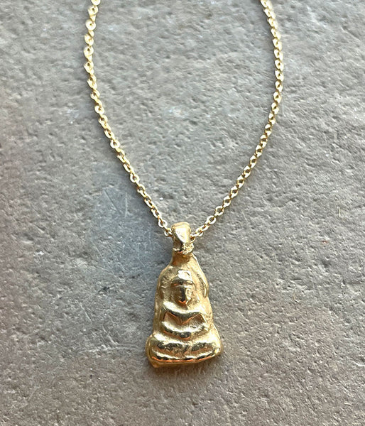 Golden Buddha Necklace