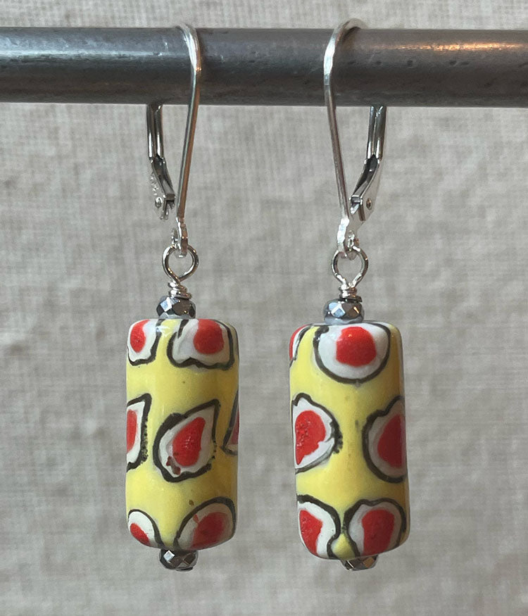 Vintage Ceramic Earrings