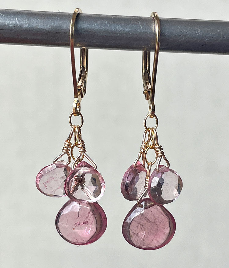 Cluster of Pink Earrings