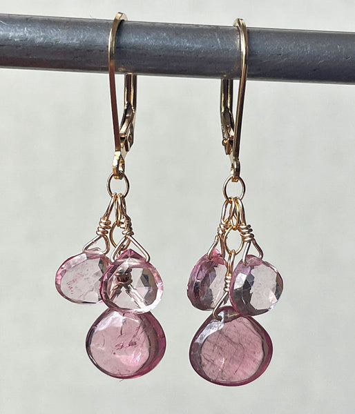 Cluster of Pink Earrings
