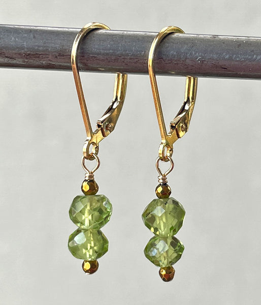 Petite Peridot Stack Earrings