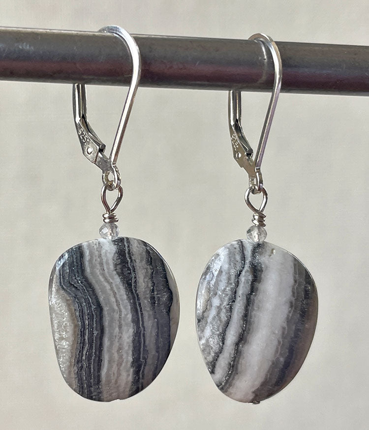 Striped Jasper Earrings