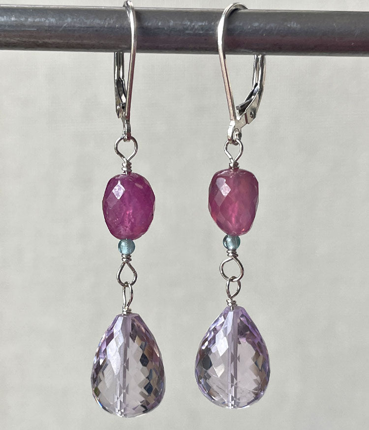 Spring Bouquet Teardrop Earrings