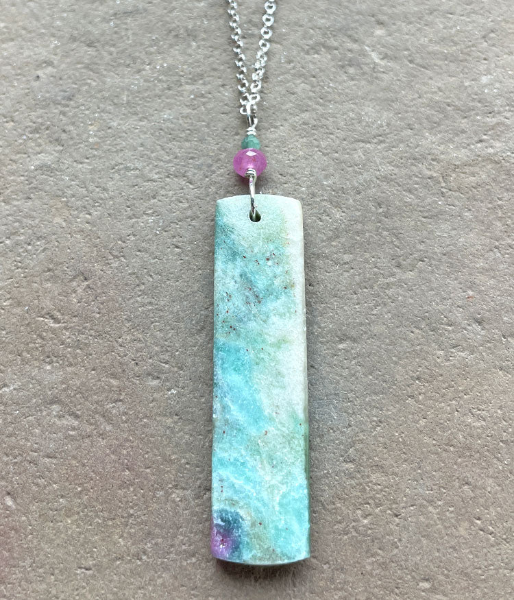 Earth's Watercolor Necklace