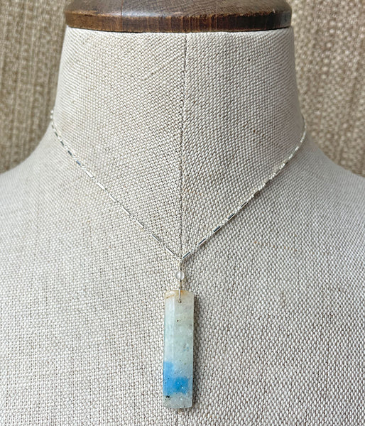 Floating Blue Necklace