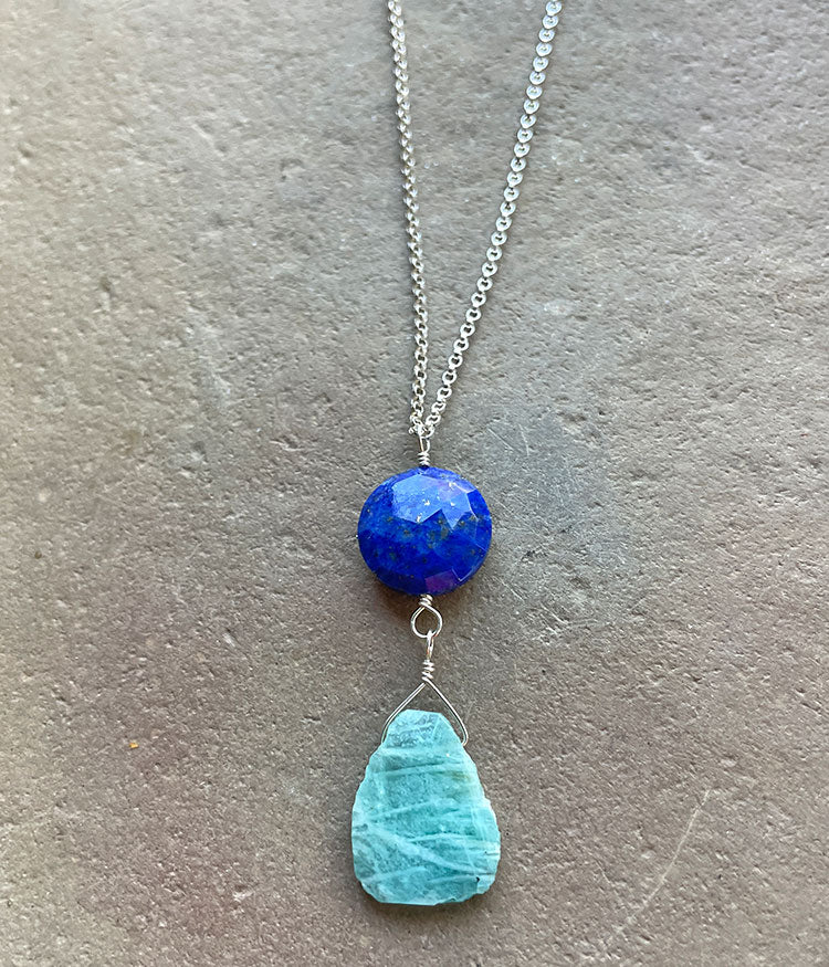 Blue Formations Necklace