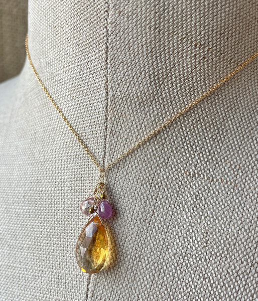 Wildflower Cluster Necklace