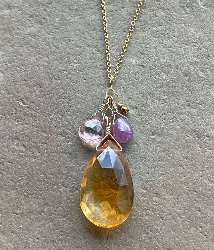Wildflower Cluster Necklace