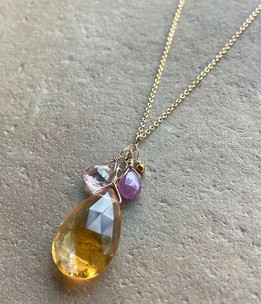 Wildflower Cluster Necklace