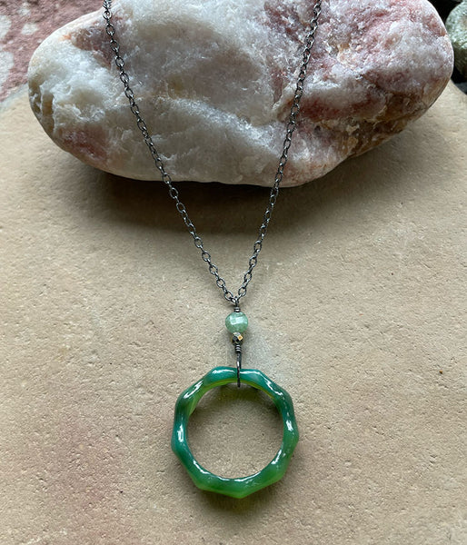 Jade Ring Necklace