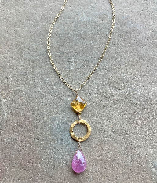 Stacked Stones Necklace