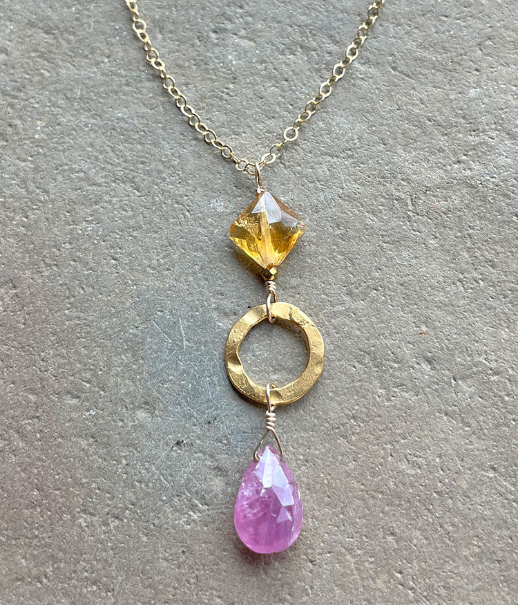 Stacked Stones Necklace