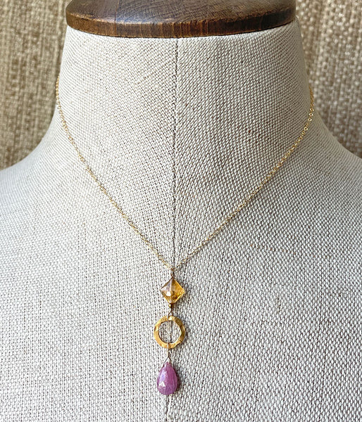 Stacked Stones Necklace