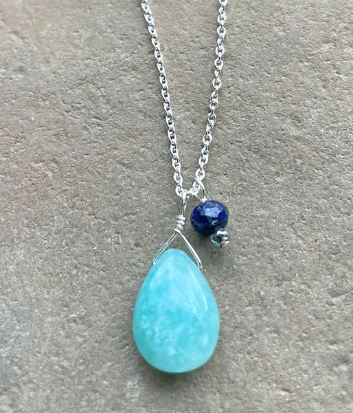 Amazonite Sidecar Necklace