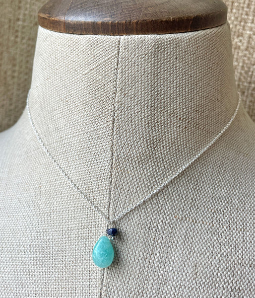 Amazonite Sidecar Necklace