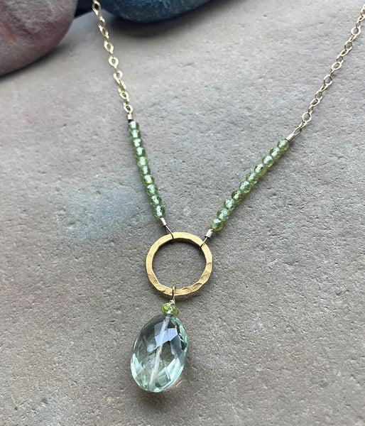 Shades of Green Necklace