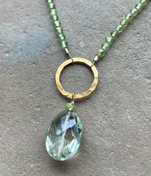 Shades of Green Necklace