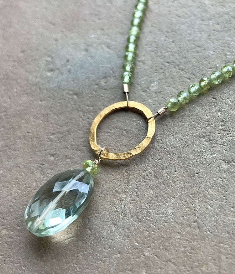 Shades of Green Necklace