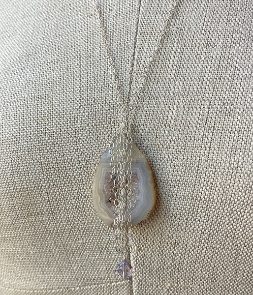 Fringed Druzy Necklace