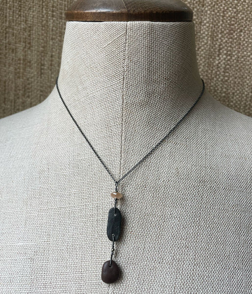 Stone Cascade Necklace