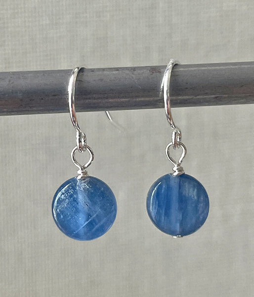 Kyanite Moon Earrings