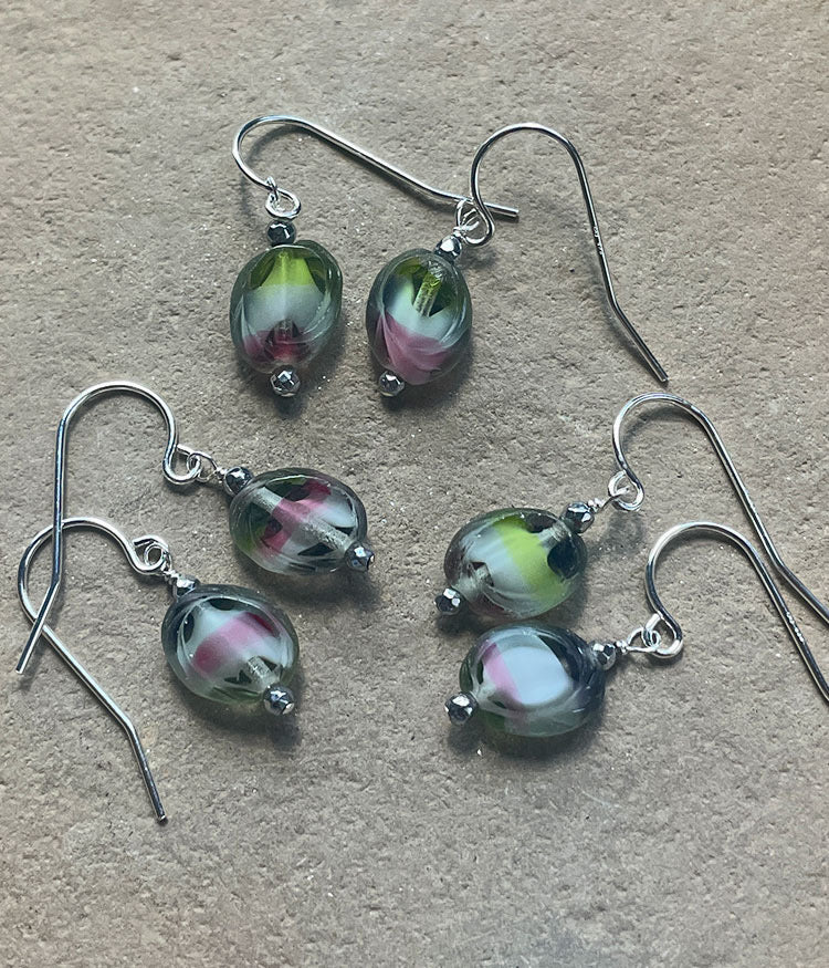 Vintage Glass Earrings