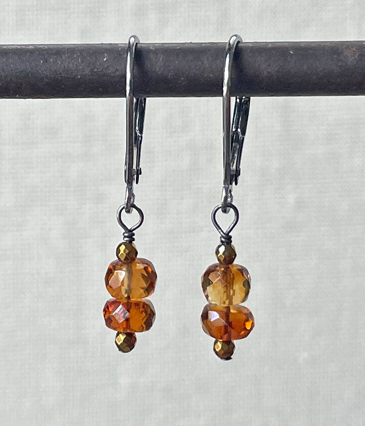 Citrine Stack Earrings