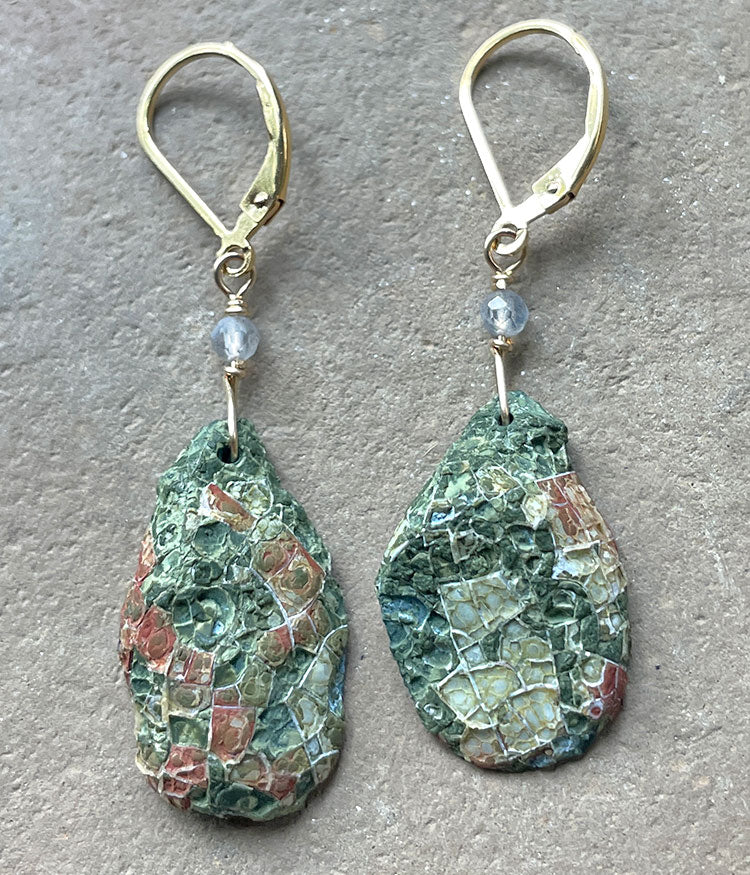 Fantastic Mini Geode Earrings