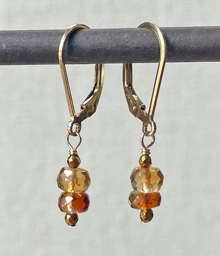 Golden Tourmaline Earrings