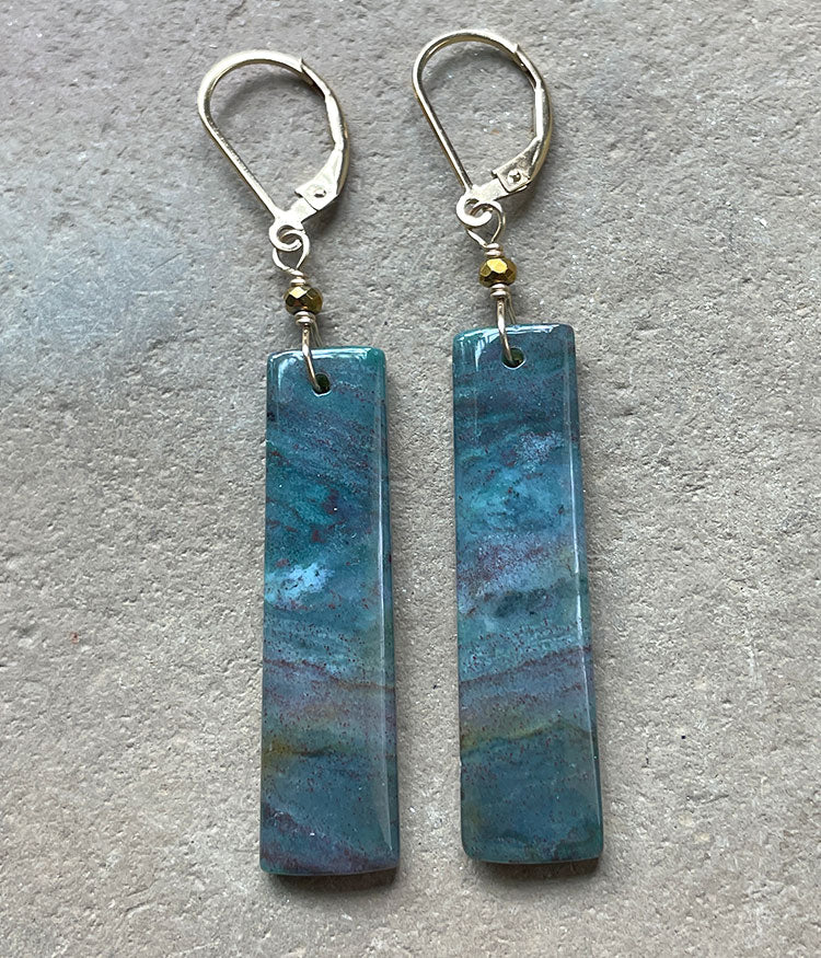 Indian Agate Earrings