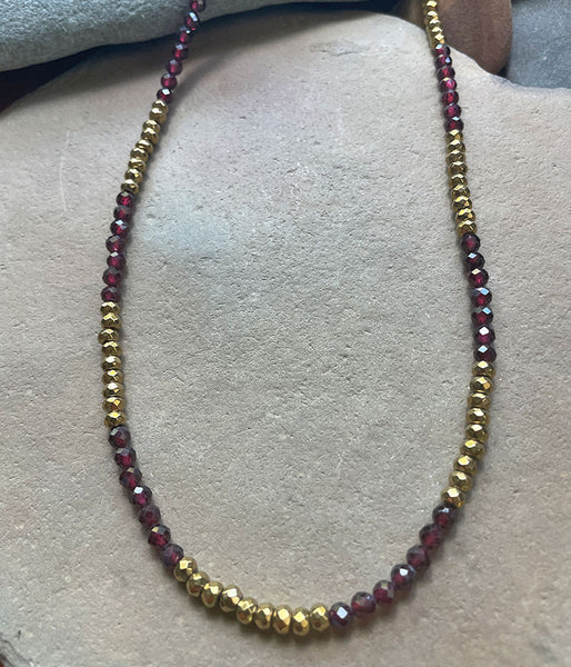 Classic Garnet Necklace