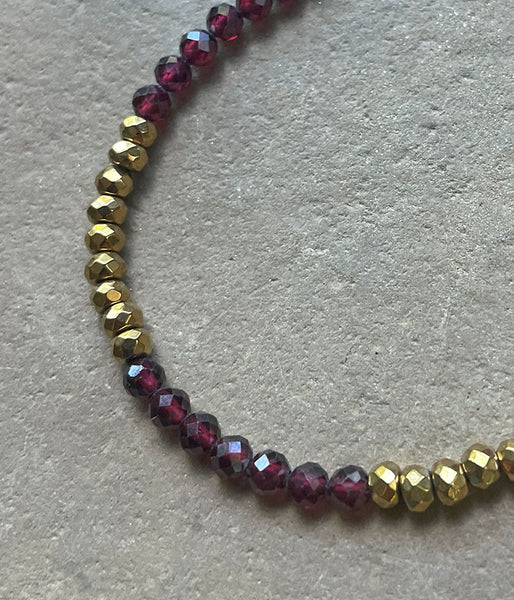 Classic Garnet Bracelet
