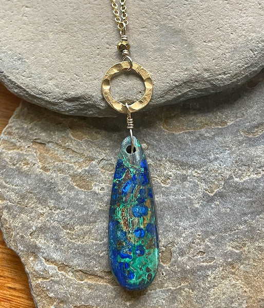 Abstract Painting Necklace