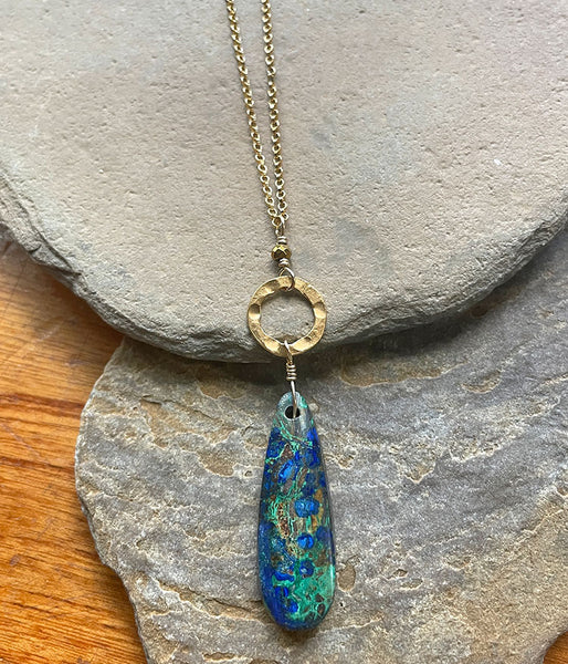 Abstract Painting Necklace