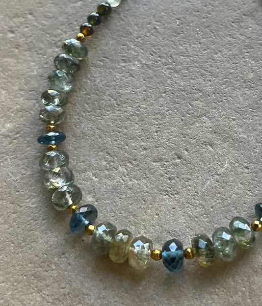 Tourmaline & Topaz Bracelet