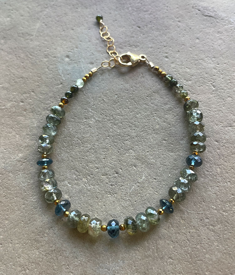 Tourmaline & Topaz Bracelet