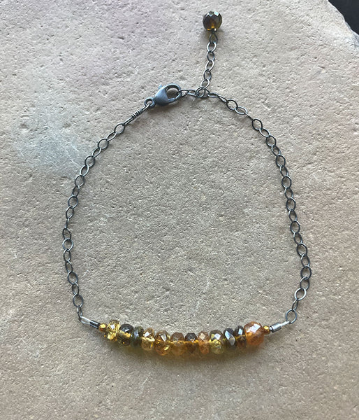 Tourmaline Bar Bracelet