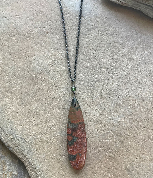 Rusty Ocean Jasper Necklace