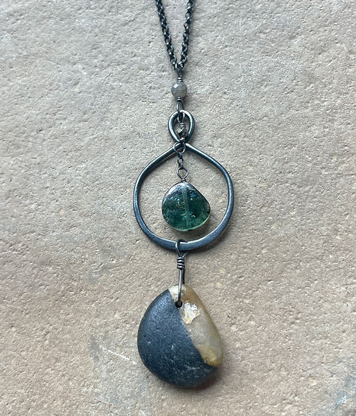 Tourmaline Zen Necklace