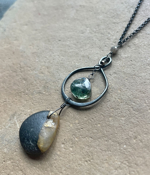Tourmaline Zen Necklace