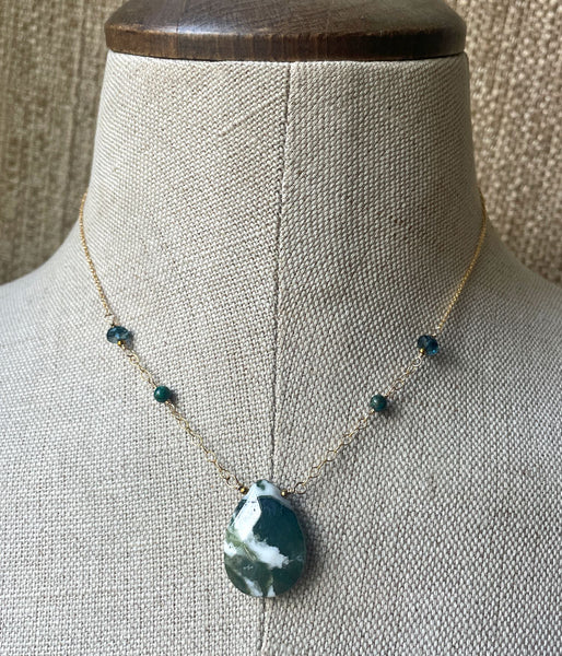 Moss Agate Necklace
