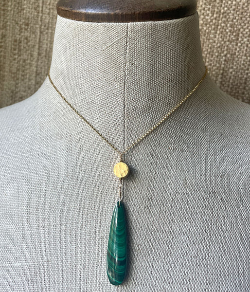 Malachite Texture Necklace