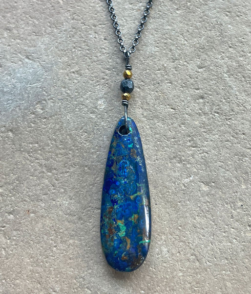 Azurite Malachite Necklace