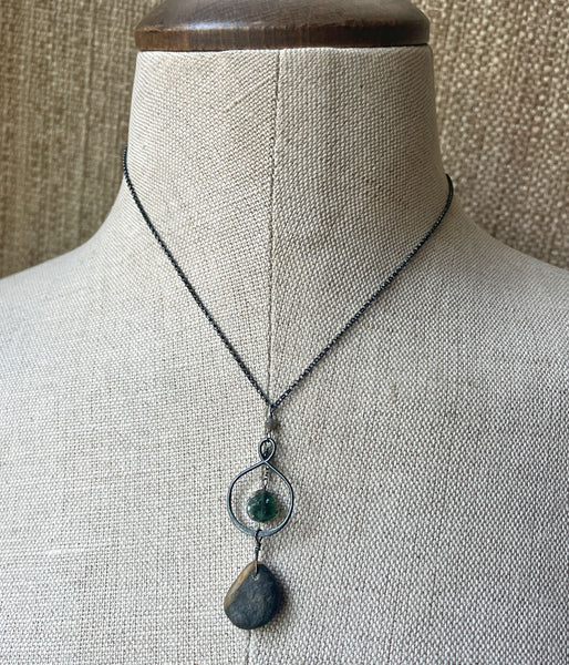 Tourmaline Zen Necklace