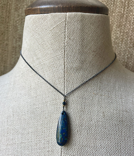 Azurite Malachite Necklace