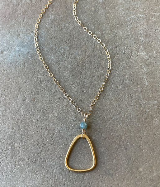 Golden Triangle Vermeil Necklace