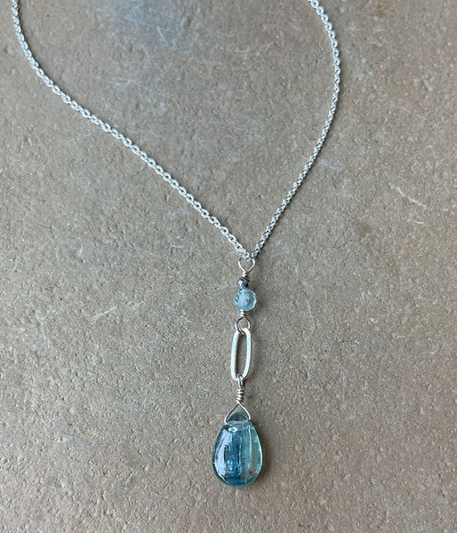 Modern Kyanite Necklace