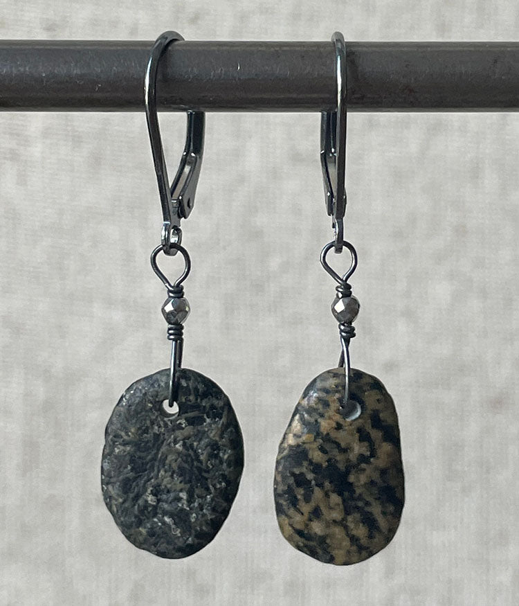 New Buffalo Granite Earrings