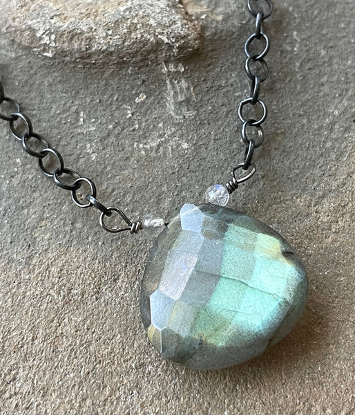 Labradorite Solitude Necklace